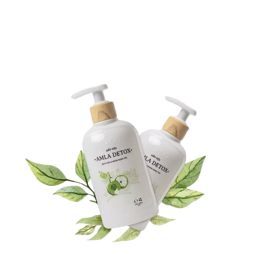 Dầu gội đầu Amla Detox sạch gàu & ngừa rụng tóc Laco 300ml