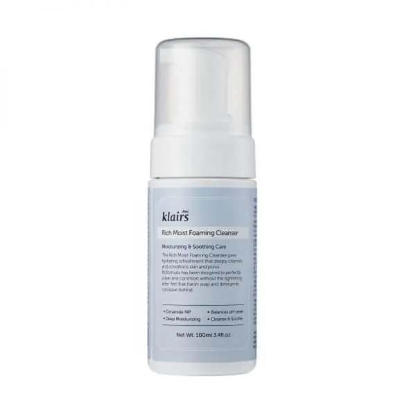 Sữa Rửa Mặt Tạo Bọt Klairs Rich Moist Foaming Cleanser 100ml