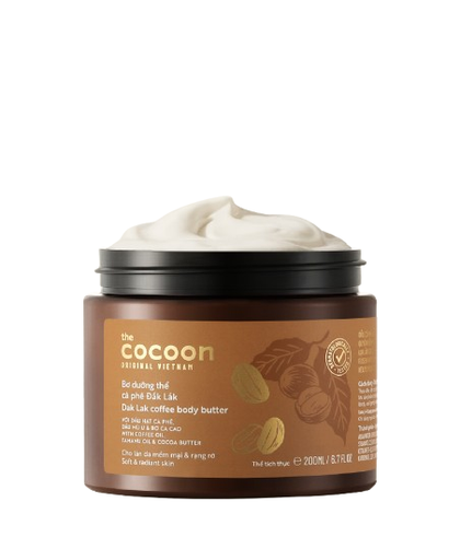 Bơ Dưỡng Thể Cà Phê Đắk Lắk Cocoon 200ml
